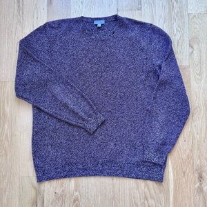 COS Sweater. Maroon / White Speckle knit. Size: XL